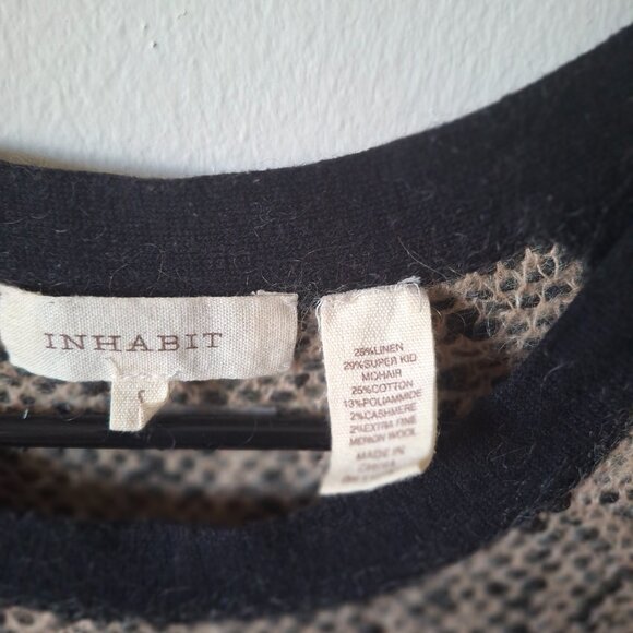 Luxury Knit Sweater - Linen, Mohair, Cashmere Blend, Textured, Lightweight - Picture 2 of 3